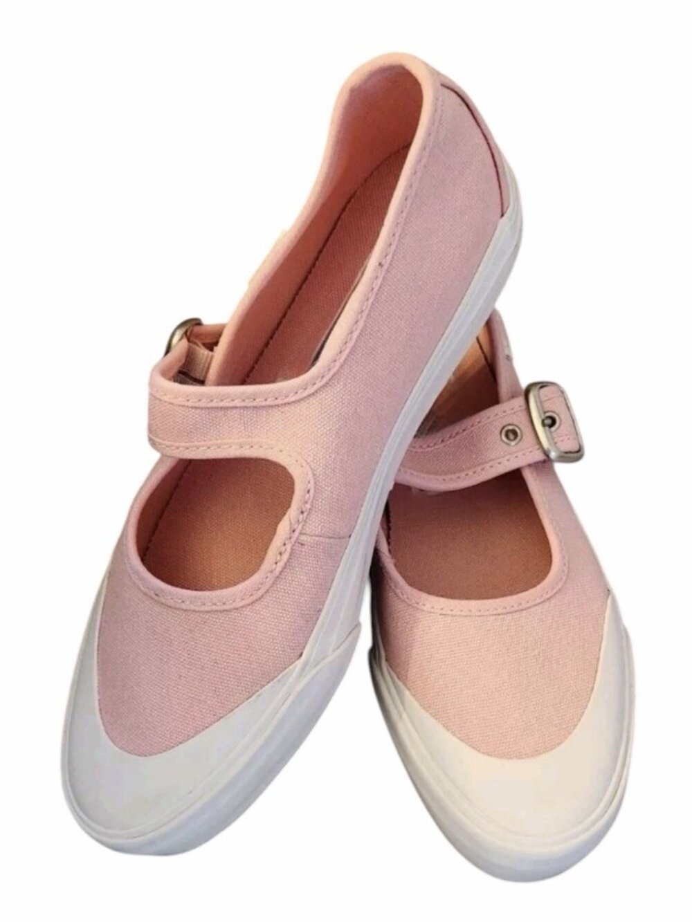 VANS Womens MARY JANE SHOES Pink White US Womens Size 6